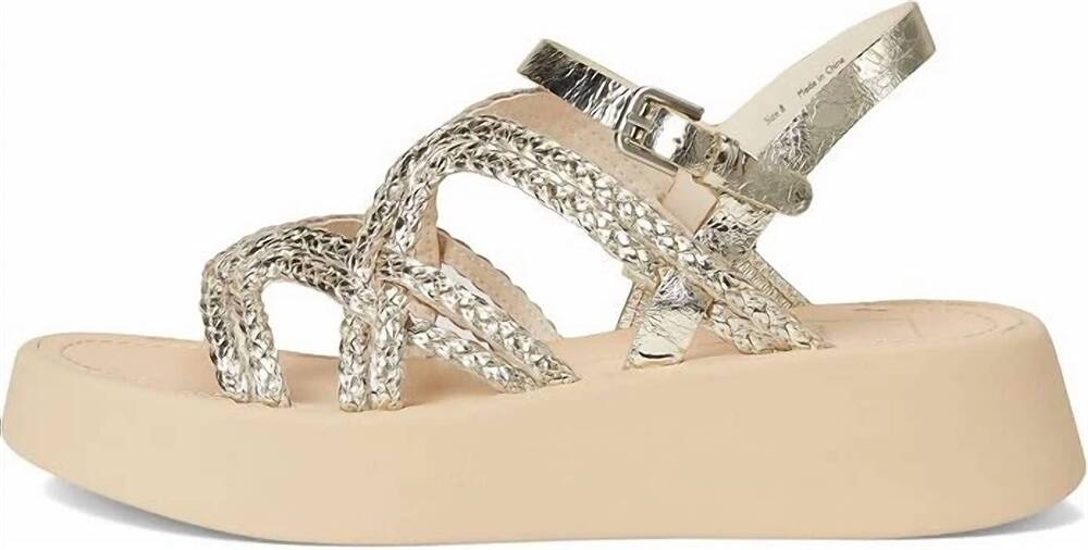 NEW DOLCE VITA women's gatsby sandal in platinum